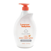 LoverCare Babymac Goats Milk 2In1 Baby Bath Vitamin E 1 Litre